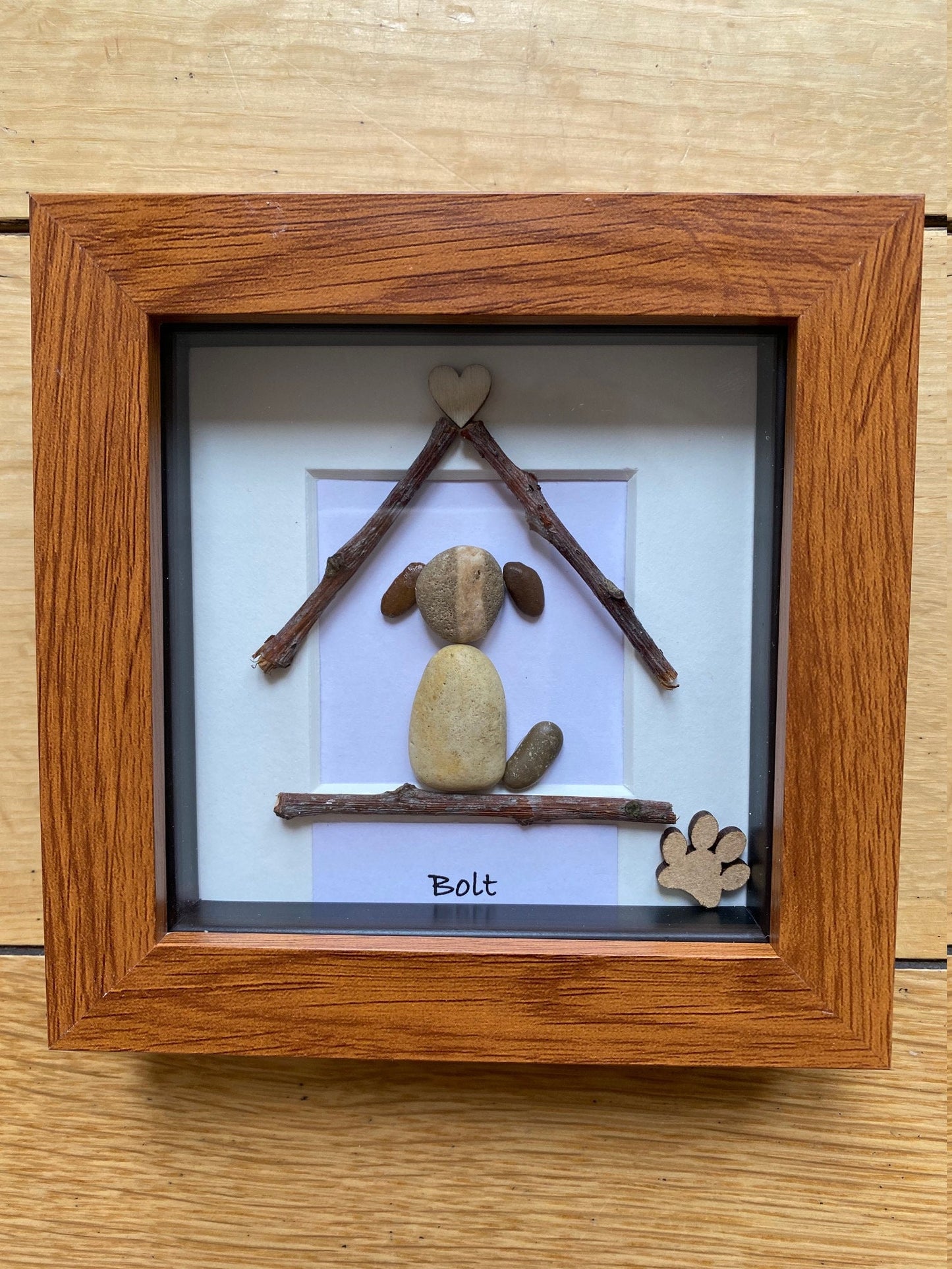 Pet Memorial Gift, Dog Memorial Gift, Dog Remembrance Gift, Personalised Dog Gift, Dog Lover Pebble Picture
