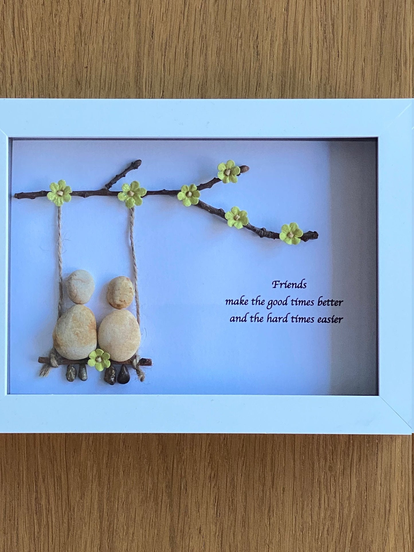 Friends Personalised Pebble Frame, Gifts for Friends, Friendship Gifts, Friend Gift from another friend