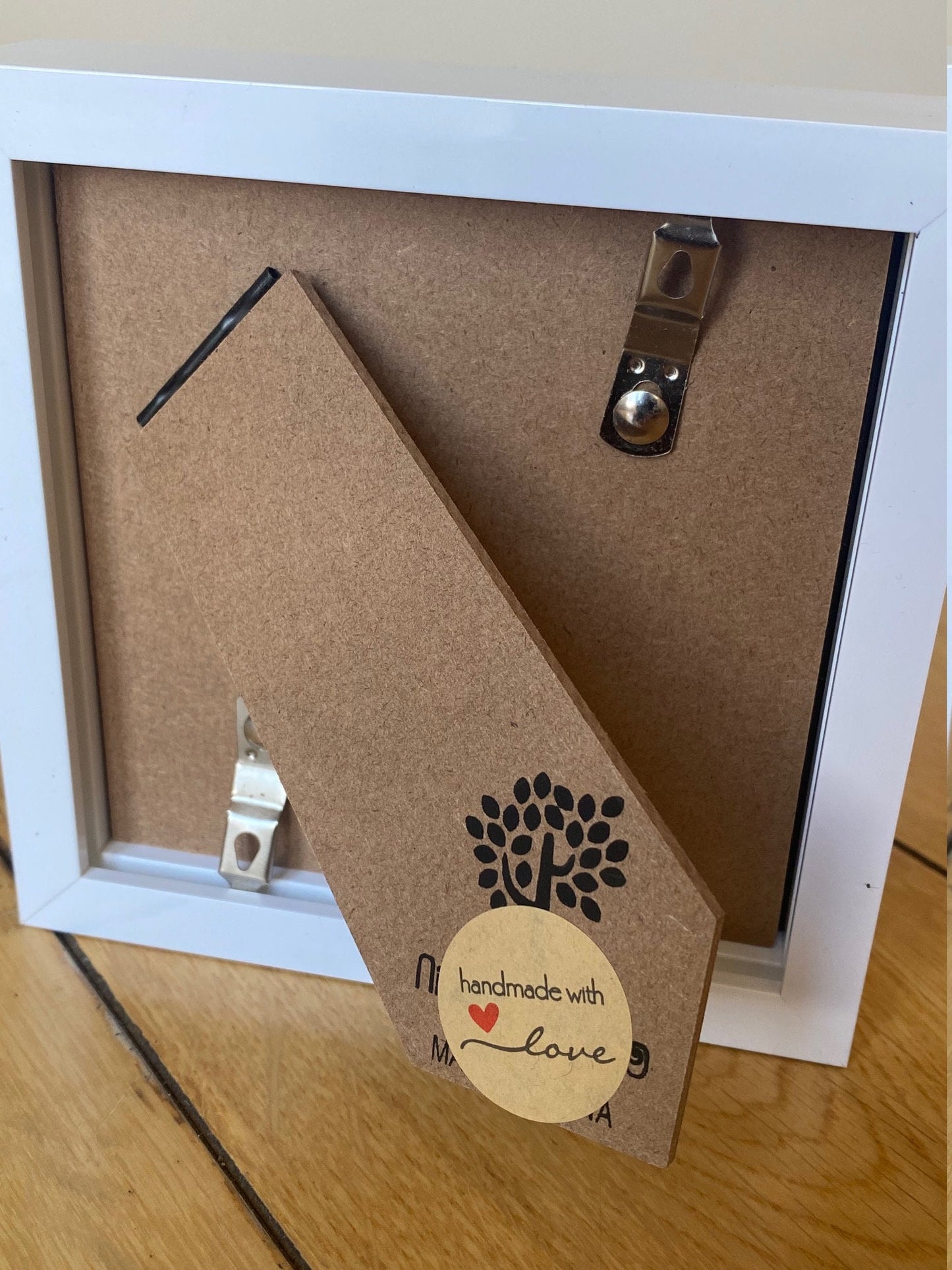 Birthday or Milestone Pebble Frame, Personalised Birthday Gift, Handmade Pebble Frame,