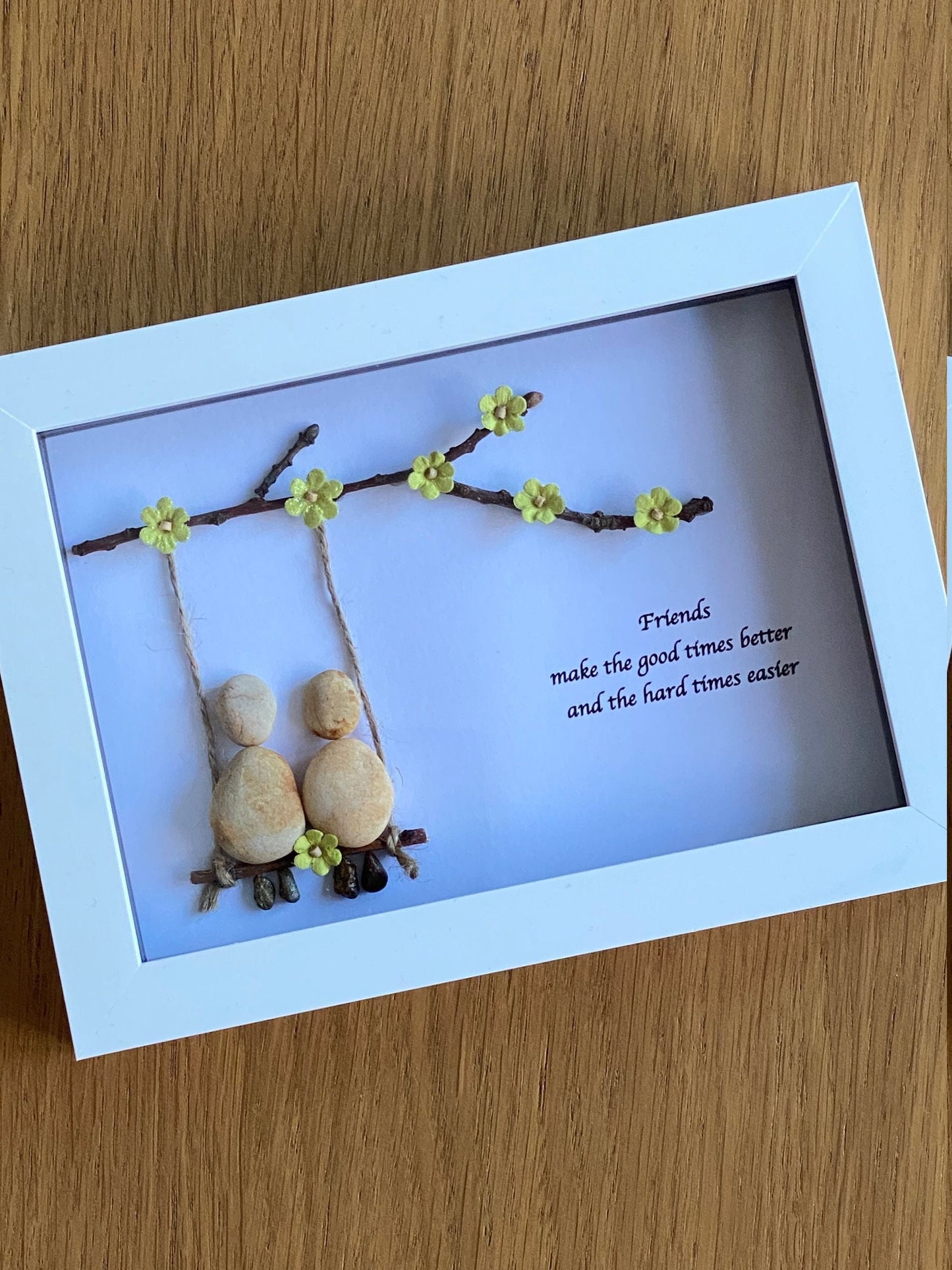 Friends Personalised Pebble Frame, Gifts for Friends, Friendship Gifts, Friend Gift from another friend