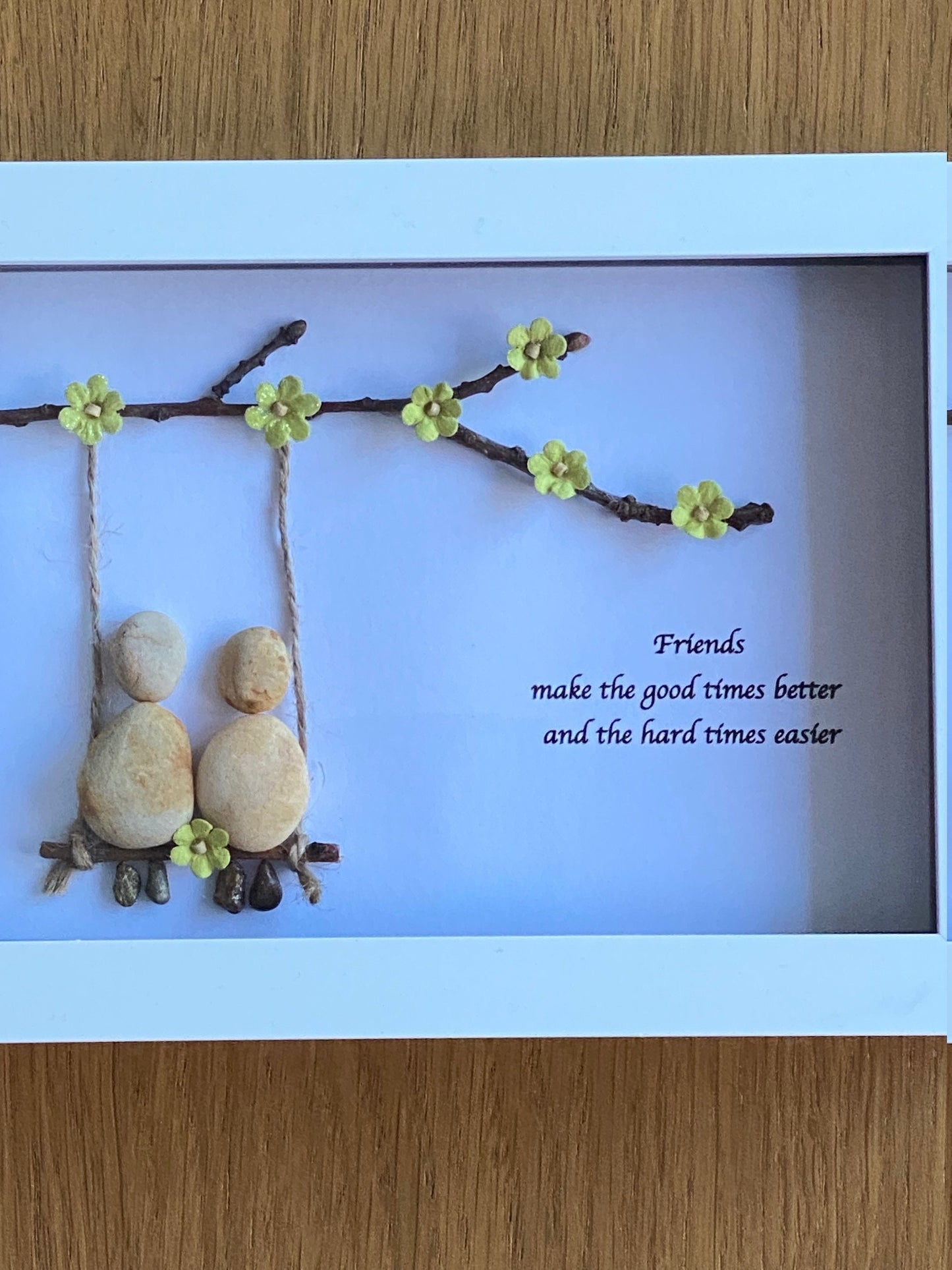 Friends Personalised Pebble Frame, Gifts for Friends, Friendship Gifts, Friend Gift from another friend