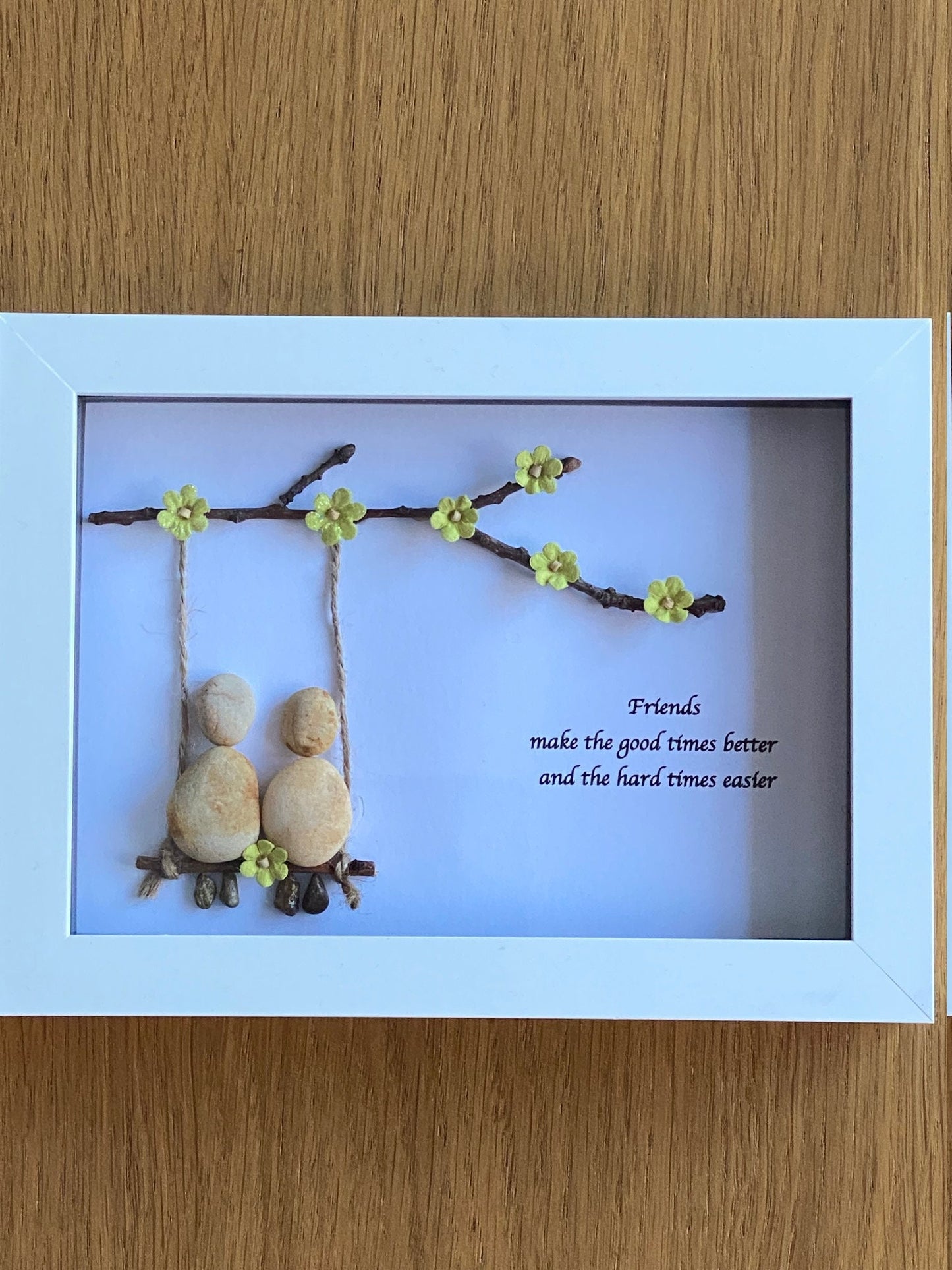 Friends Personalised Pebble Frame, Gifts for Friends, Friendship Gifts, Friend Gift from another friend